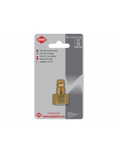 Insteeknippel 3/8" Euro bin