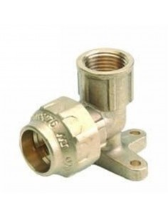 Messing PE muur koppeling...