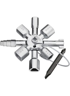 KNIPEX SCHAKELKASTSLEUTELVOOR ALLE STANDAARD SCHAKELKASTEN