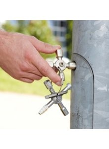 KNIPEX SCHAKELKASTSLEUTELVOOR ALLE STANDAARD SCHAKELKASTEN - Afbeelding 3