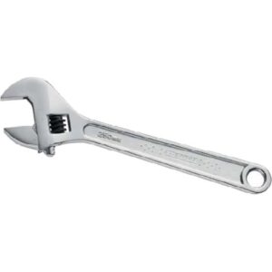 Verstelbare moersleutel met gekantelde kop