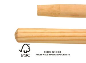 Steel hout 150 cm X 28 mm