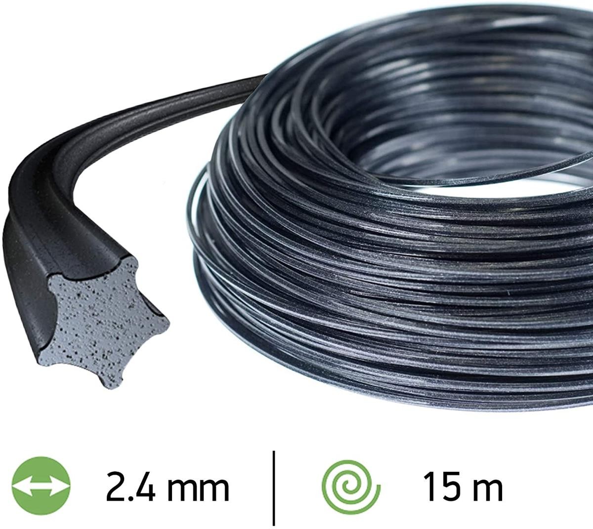 Maaidraad 2.4mm x 15m - Afbeelding 2