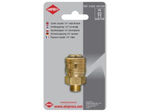 Snelkoppeling Euro 1/4″ bui