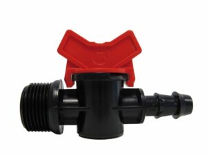 PE- Vlinderkraan 16MM -3/4 bui voor druppelslang