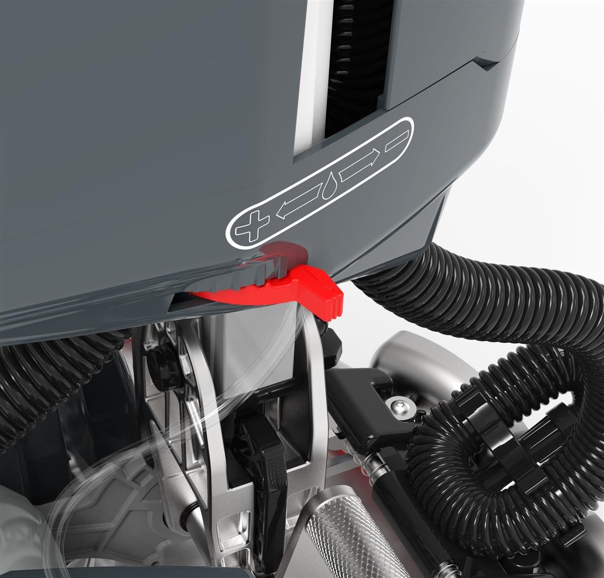 Compacte schrob-zuigmachine 244NX Numatic - Afbeelding 5